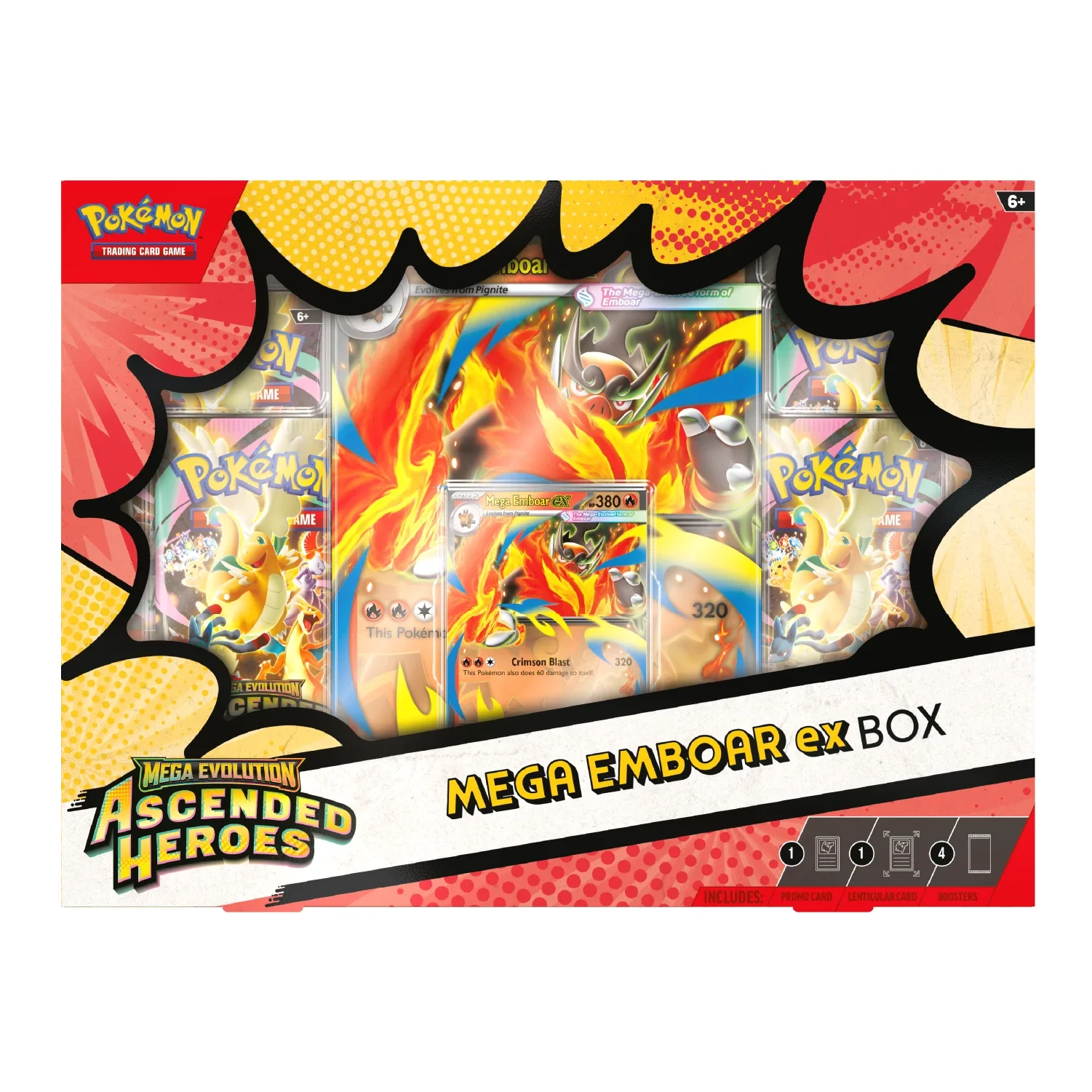 Pokemon TCG: Ascended Heroes - Mega Emboar ex Box - Image 2