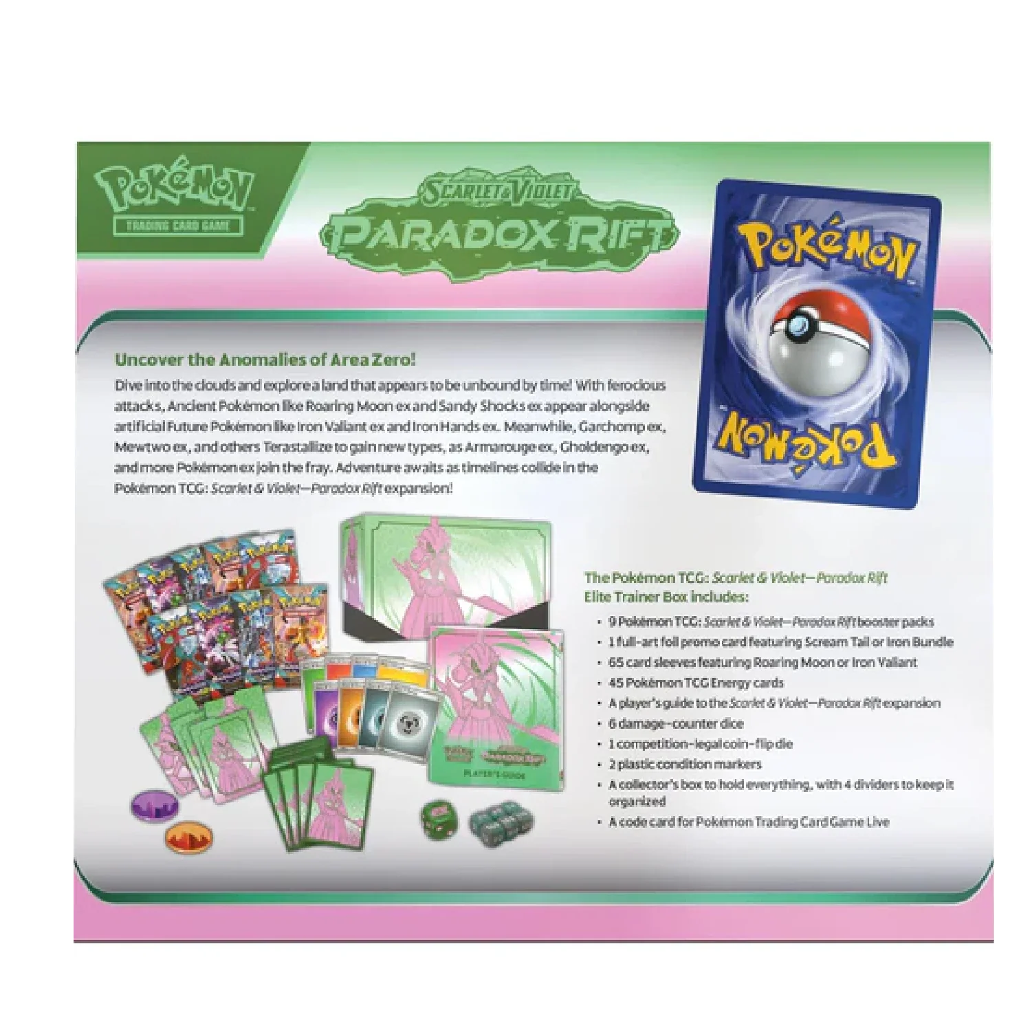 Pokemon TCG: Paradox Rift - 10x Elite Trainer Box [Sealed Case] - Image 7