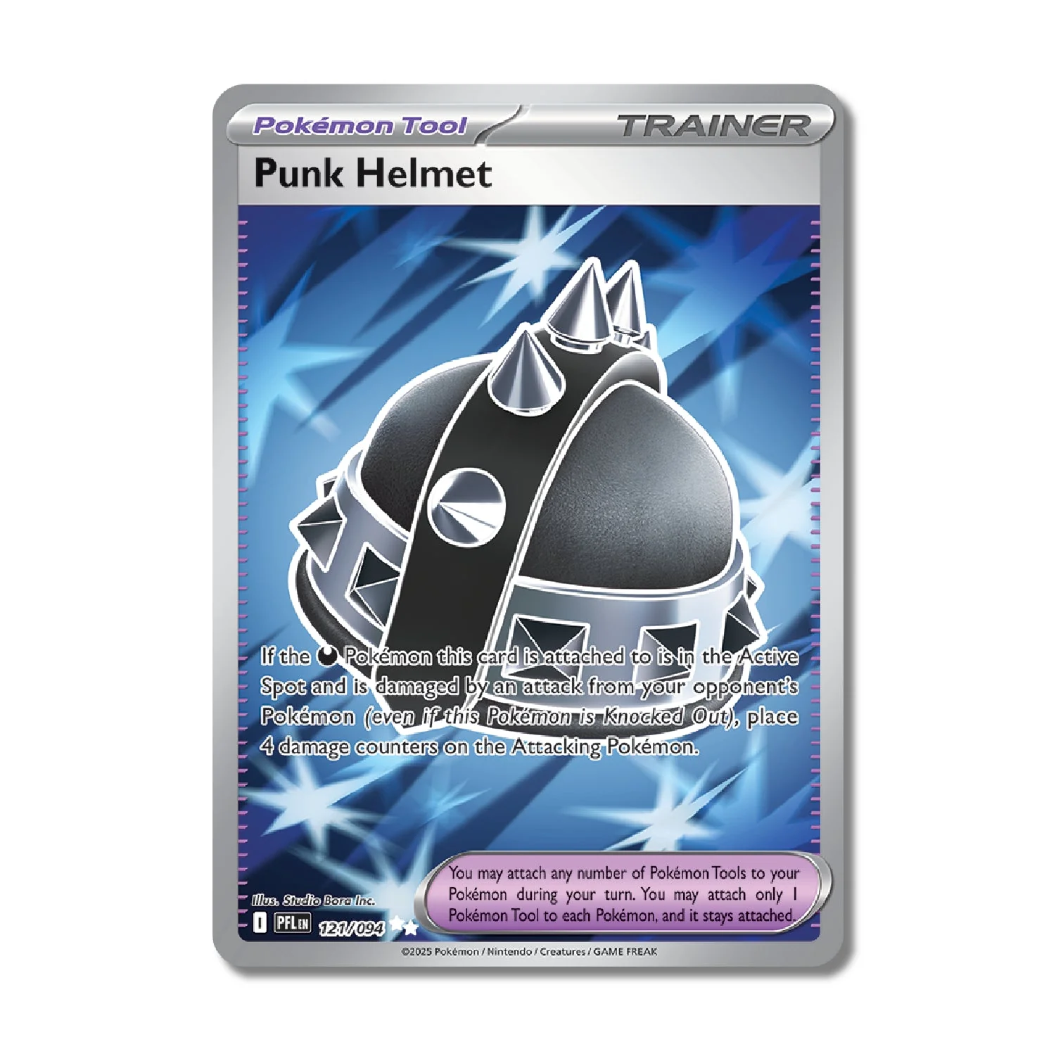 Punk Helmet #121 - Phantasmal Flames