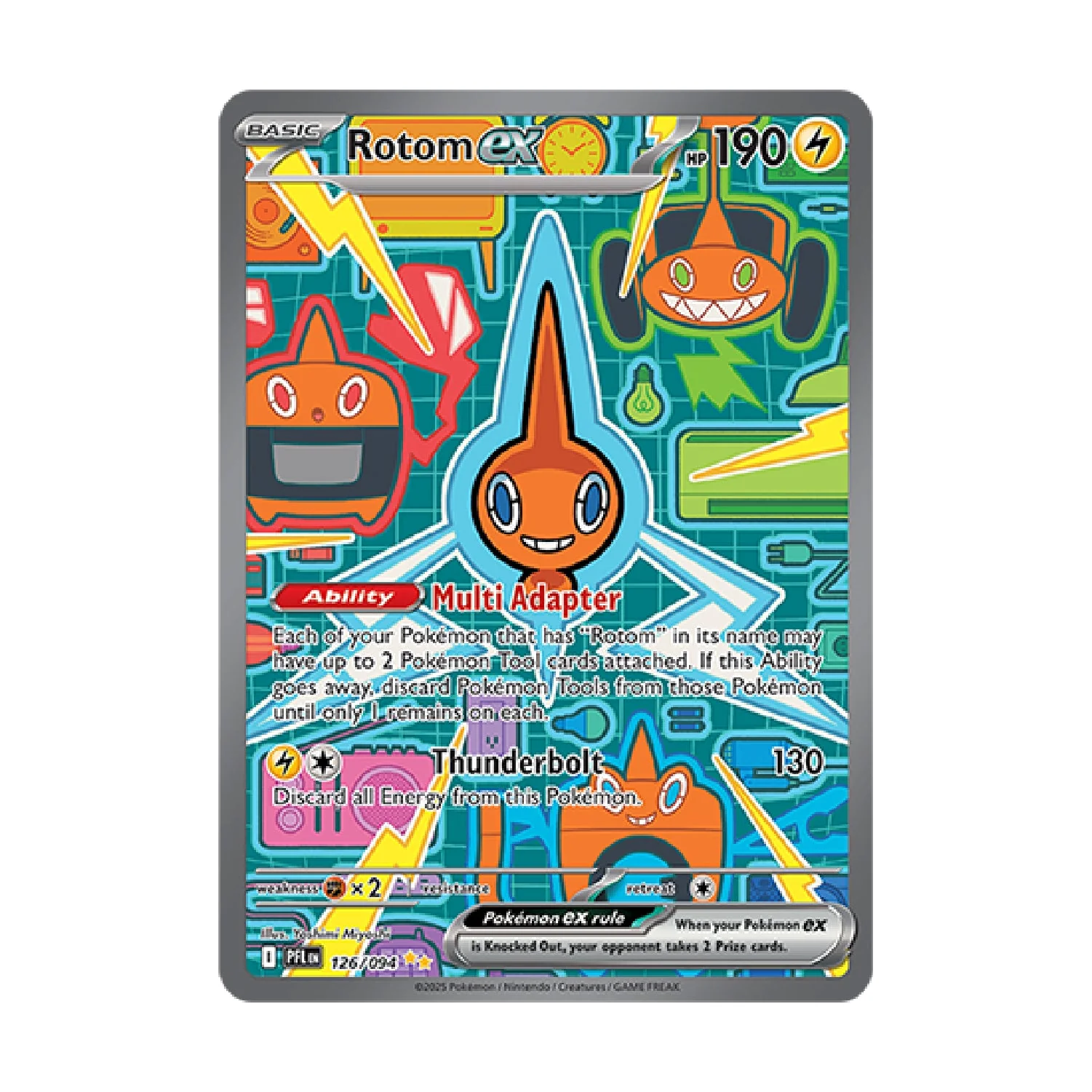 Rotom ex #126 - Phantasmal Flames